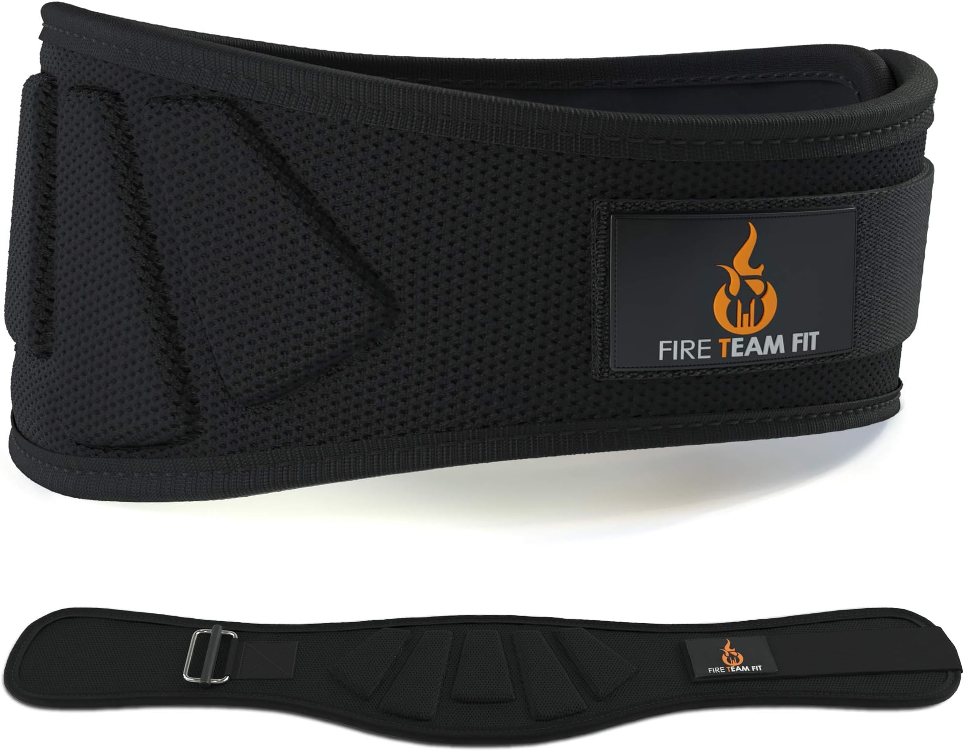 Fire Team Fit Weightlifting Belt, Olympic Lifting, Weight Belt, Weight Lifting Belt for Men and Women, 6 Inch, Back Support for Lifting, Squat and Deadlifting Workout Belt