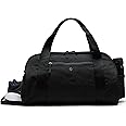 Pander 28L Large Gym Duffle Bag with Shoe Compartment, Fit for Travel, Weekend, Sports, Workout, Overnight.(Black)