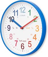 Acctim Wickford Kids Teaching Wall Clock Quartz Rainbow Dial 20cm view 5
