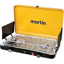 Amazon.com: MARTIN 2 Burner Propane Stove Grill Gas 20 000 Btu Outdoor Trip  Accessory Portable Advanced Features Propane Burner CSA Certified and  Steady Performance : Sports u0026 Outdoors