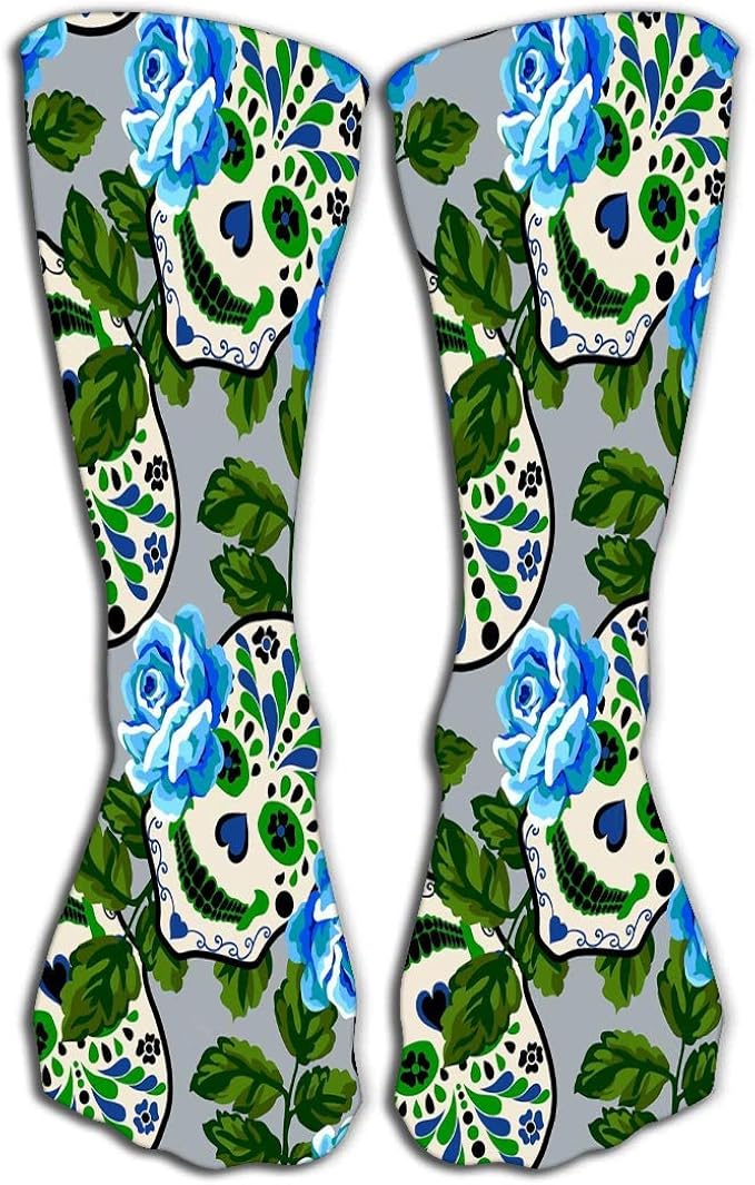 Deportes al aire libre hombres mujeres calcetines altos calcetines sin