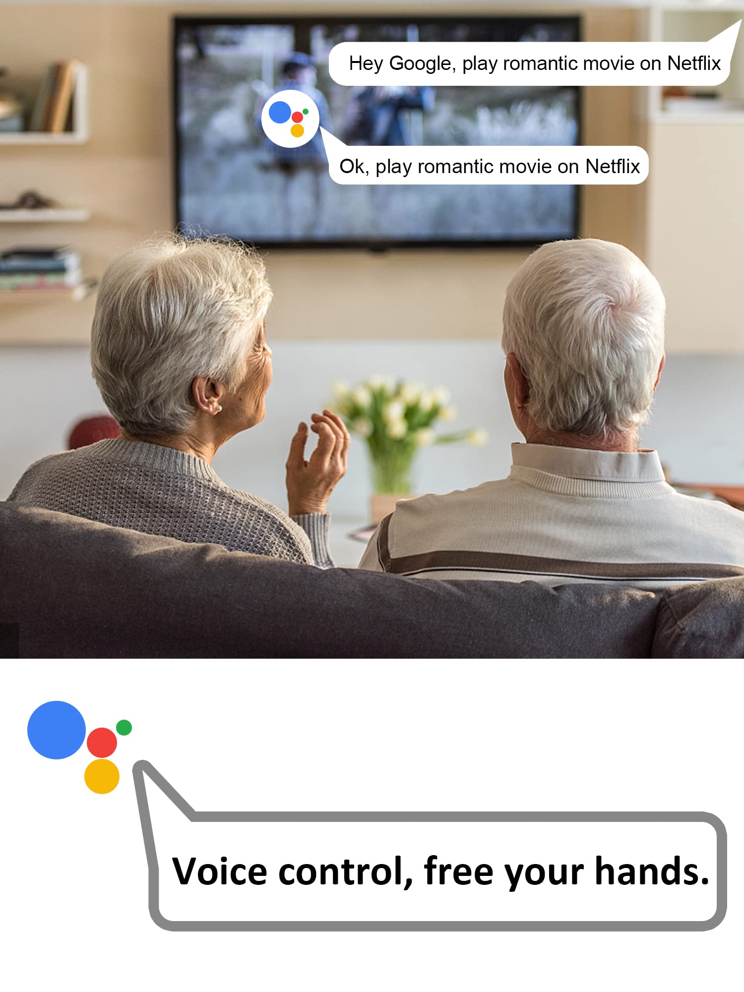 Android 11 TV Box R Lite 4K HDR Support Voice Remote Control with Chromecast Built-in Google Certified Streaming Media Player