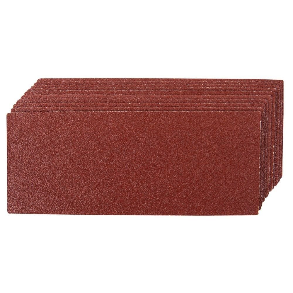 40 x Mixed Grit ,60,80,120 + 240 Grit Sanding 1/3 Sheets Plain 93 x 230mm