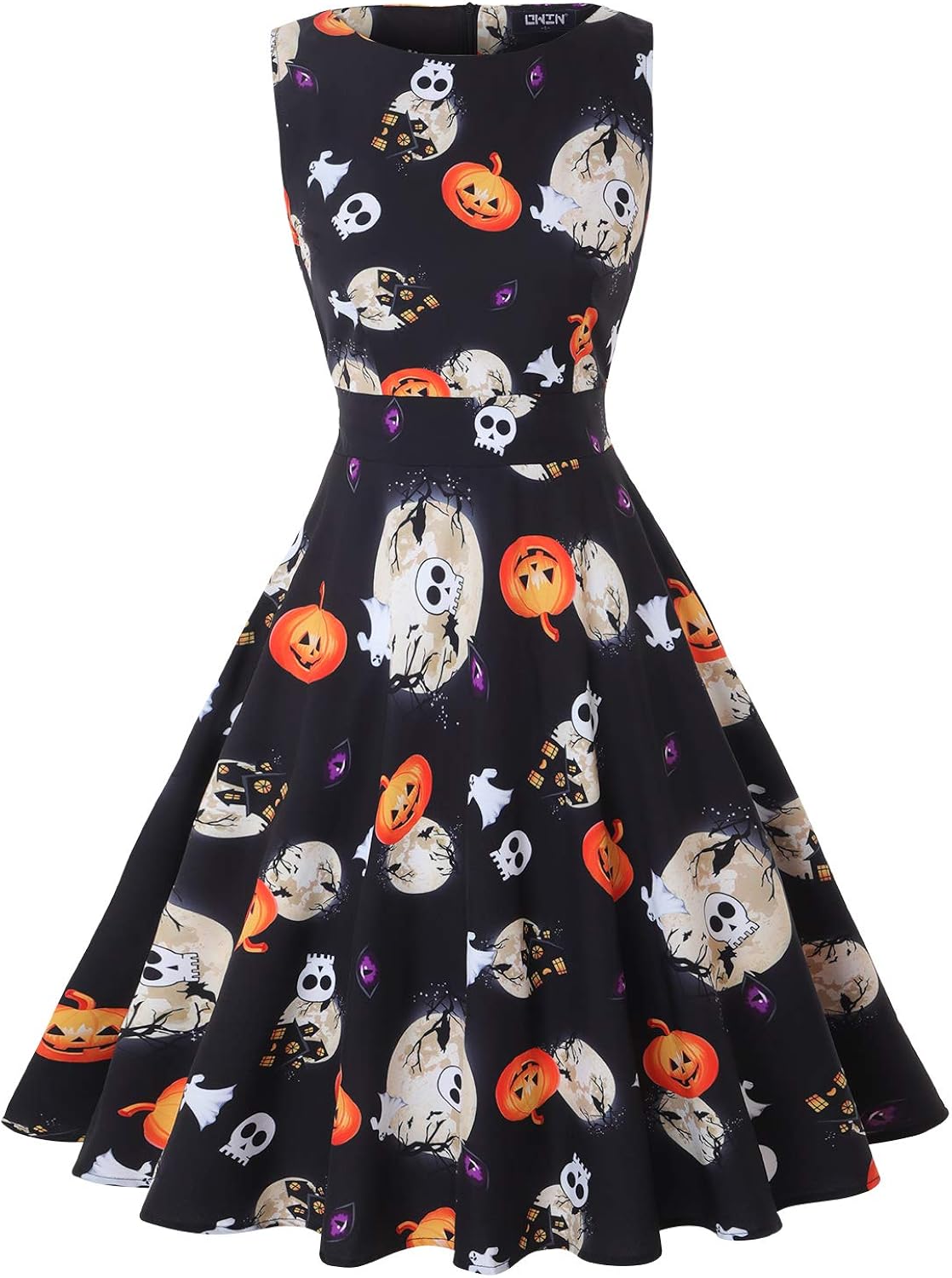 OWIN Women's Vintage 1950's Floral Spring Garden Rockabilly Swing Prom Party Cocktail Dress…