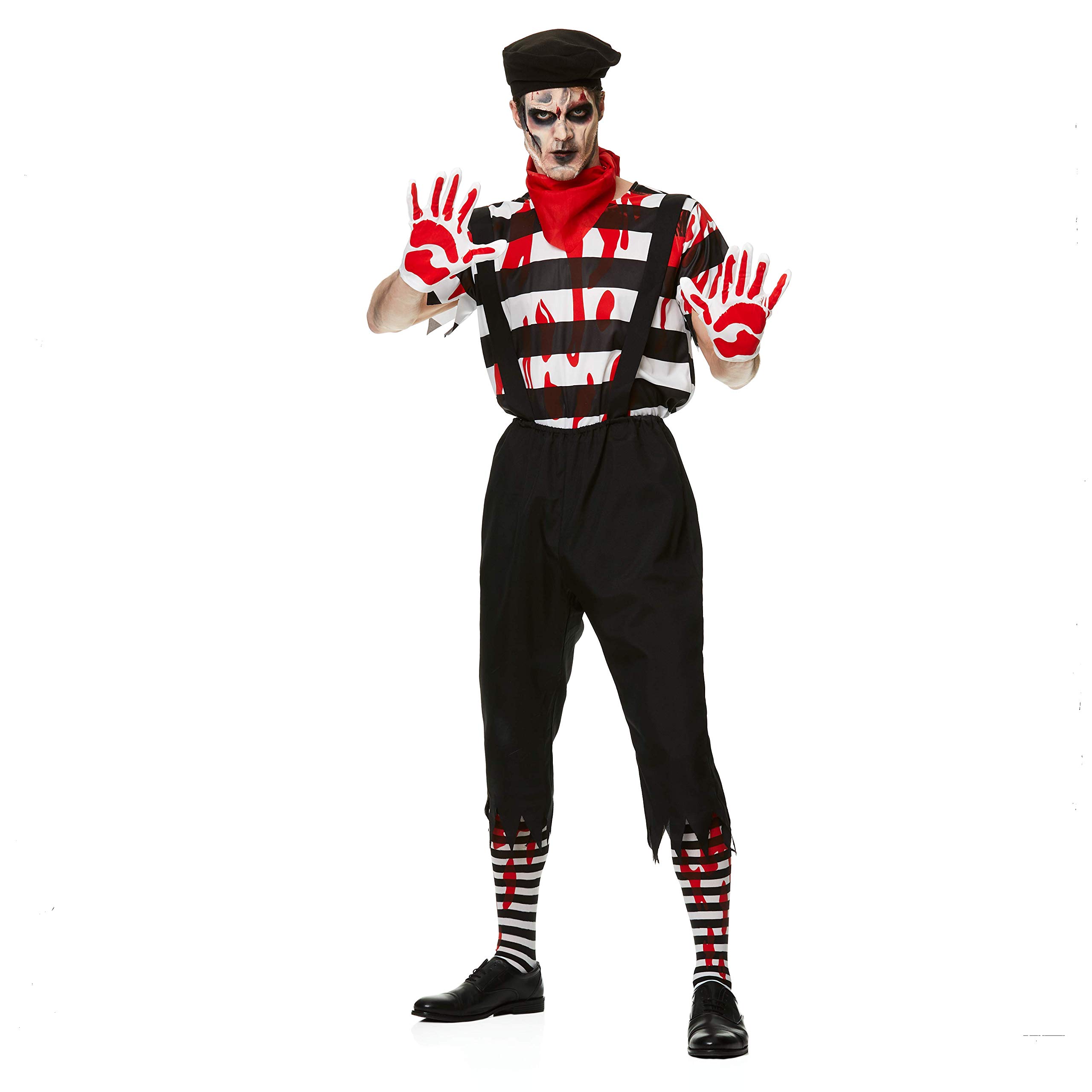 Karnival Costumes Halloween Zombie Mime Guy