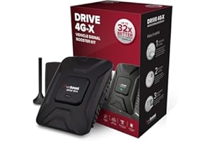 weBoost Drive 4G-X 470510F Cell Phone Signal Booster, Cell Signal Booster for Car & Truck, Boosts 4G LTE Cell Signals – Enhan