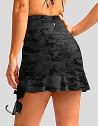 Soothfeel Women's Swim Skirt with Pocket High