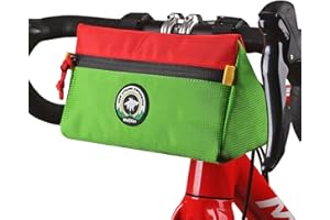 Vortika Bike Handlebar Bag, Bicycle Front Bag, Kids Handle Bar Bag, Storage Bag with Shoulder Strap for Men Women Kids Outdoor Road MTB Cycling