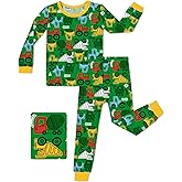 babee Reshinee Bamboo Viscose Toddler Pajamas Boys Girls Baby 12M-8Y Pjs Sets Kids Snug fit 2pcs Long-Sleeve Sleepwear