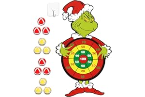 ONIBOGO Large Dart Board for Kids with 12 Sticky Balls, 28 Inch Sport Games Indoor Outdoor Multi-Player Party Game