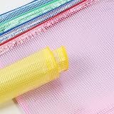 Vicloon A6 Zip Lock Mesh Document Bags 20Pcs Multicolor Clear PVC File Wallets view 5