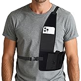 RAWILL Shoulder Holster for Men and Women,Fits Glock 17/19/23,1911,Beretta 92FS, Sig P320/P220, S&W,M&P,Shield,Adjustable Holsters for Concealed Carry,Right Hand