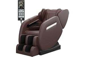 SMAGREHO Full Body Zero Gravity Massage Chair, Brown