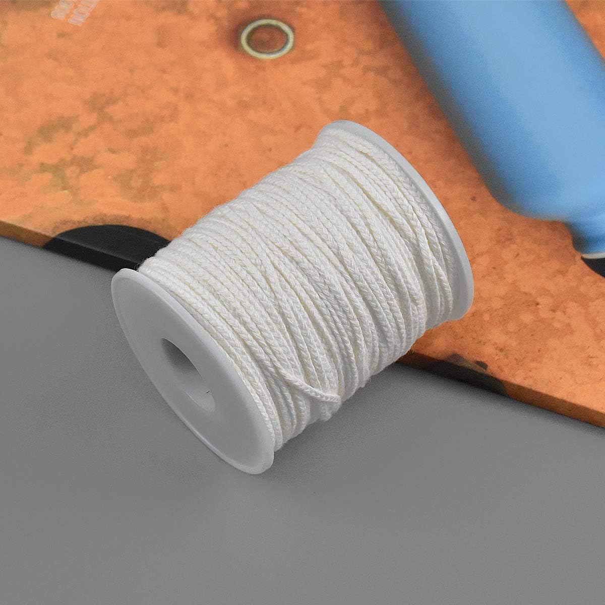 Candle Wicks 61 m Braided Cotton Candle Wicks Round Oil Lamp Wick String Line Low Smoke