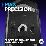 Logitech G309 Wireless Mouse HERO 25K 6 Programmable Buttons view 4