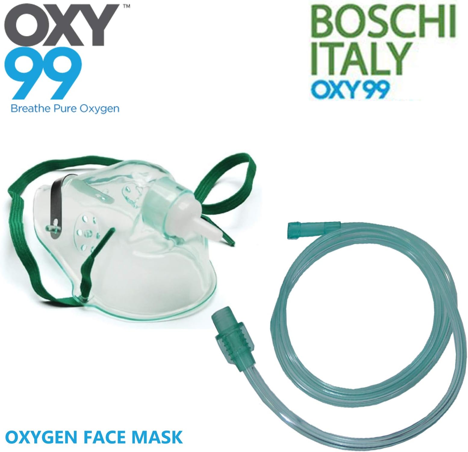 OXY99 Nebulizer Mask Kit Child & Adult Mask Face Mask - - 6 packs