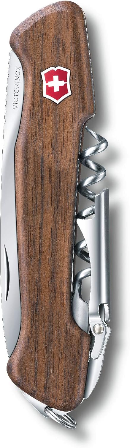 Victorinox Wine Master Swiss Army Knife, Large, Wine Opener, Multi Tool, 6 Functions, Bottle Opener, Corkscrew, Wood - Image 3