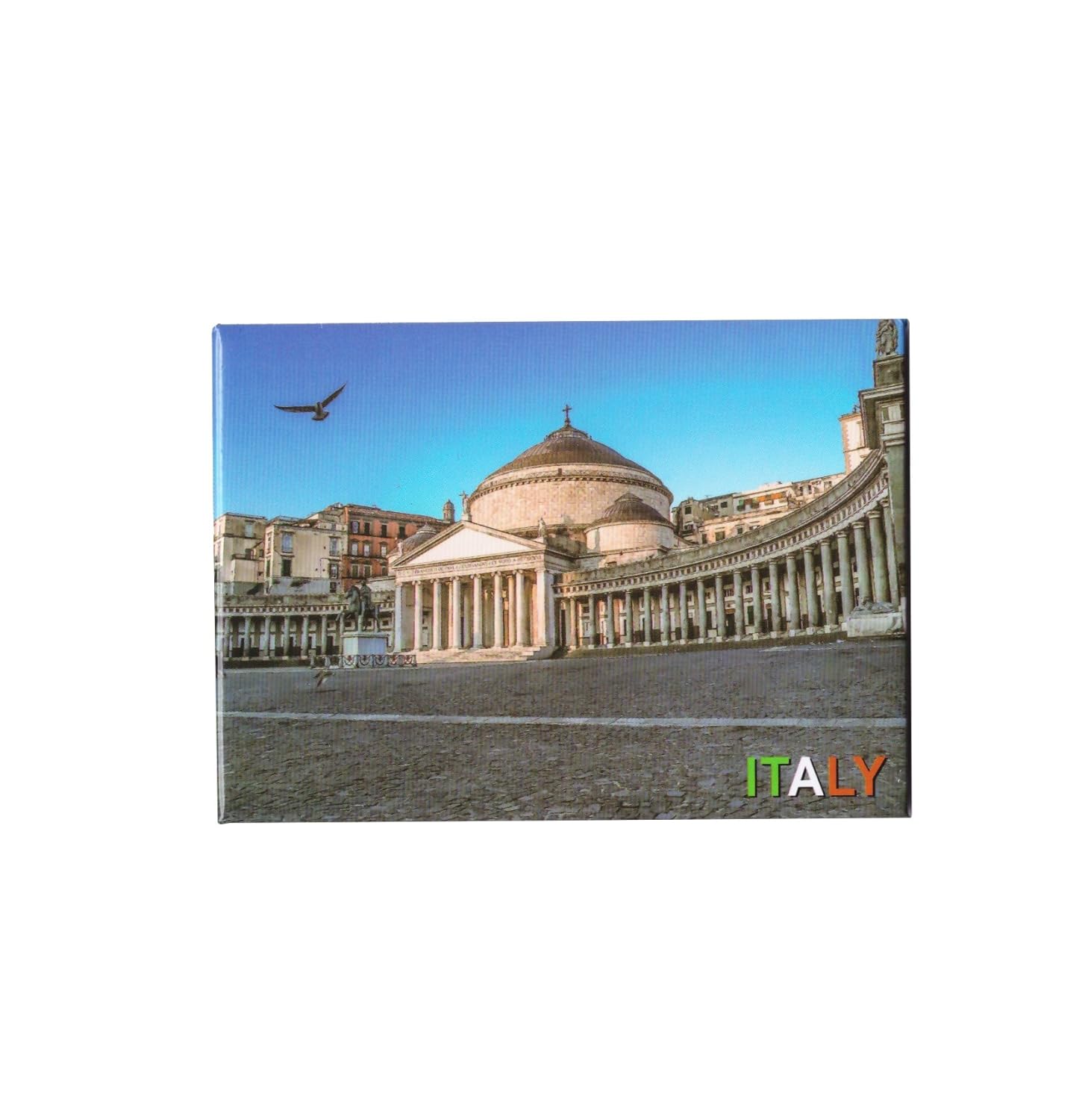 Takestop® Juego 2 Piezas Imán Imanes Souvenir Piazza Plebiscito 65 ...