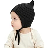 PIGBENGO Baby Boys Hat Knitted Toddler Girls Winter Hats Windproof Strap | Cozy Toddler Winter Hat,Unisex Infant Santa Hat,Cold Weather Newborn Beanies for Baby Boys, Christmas Hats for kids