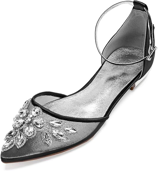 pointed toe wedding flats
