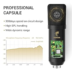 XLR Condenser Microphone, TONOR Professional