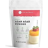 Agar Agar Powder for Vegans, Baking, and Petri Dishes (4oz) - Kate Naturals. Substitute Unflavored Gelatin & Thickener for Ve