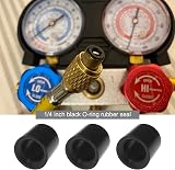LT Easiyl 20Pcs 1/4" HVAC R410A Charging Hose Gasket O-Ring Seal Repair Kit view 2