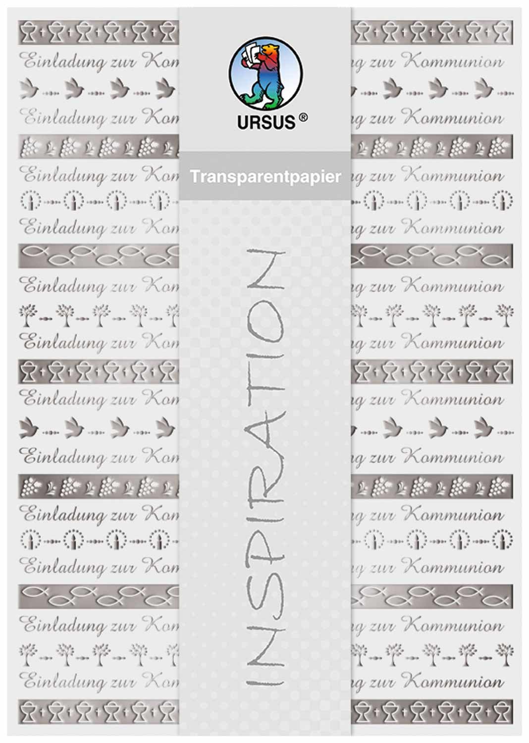 Ursus Tracing Paper Borders 115 g/m² 5 Sheets DIN A4