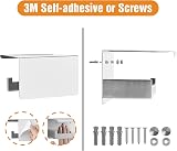 HITSLAM Brushed Nickel Toilet Roll Holder with Phone Shelf SUS 304 Stainless view 3