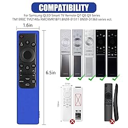 2 Pack Remote Cover for Samsung Smart TV, Silicone