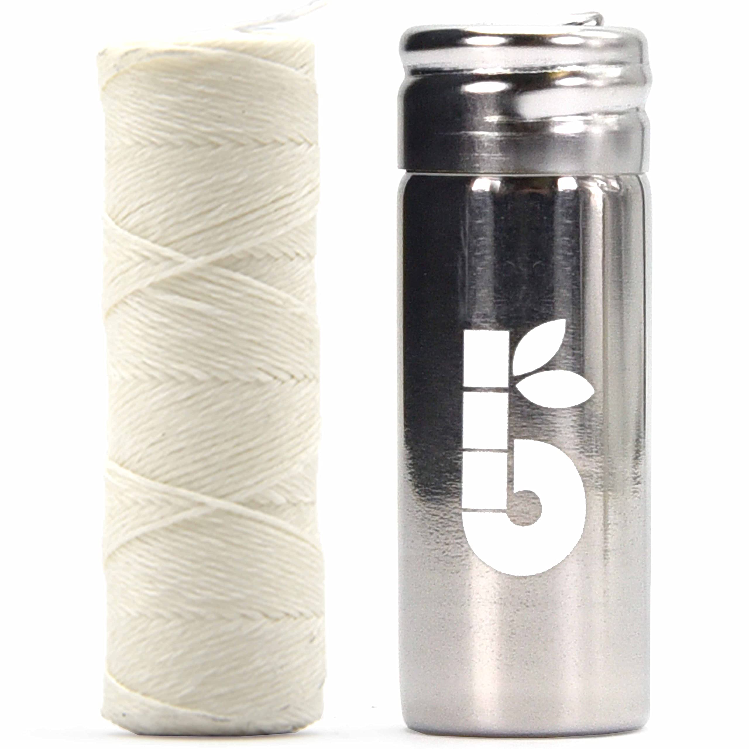 Photo 1 of Natural Silk Dental Floss | Candelilla Wax Tooth Floss | Natural Dental Tape | Plastic Free Dental Floss | Eco Floss | Stainless Steel Dispenser | Zero Waste Floss | Silk Floss Mint | 55 yd | Bambaw