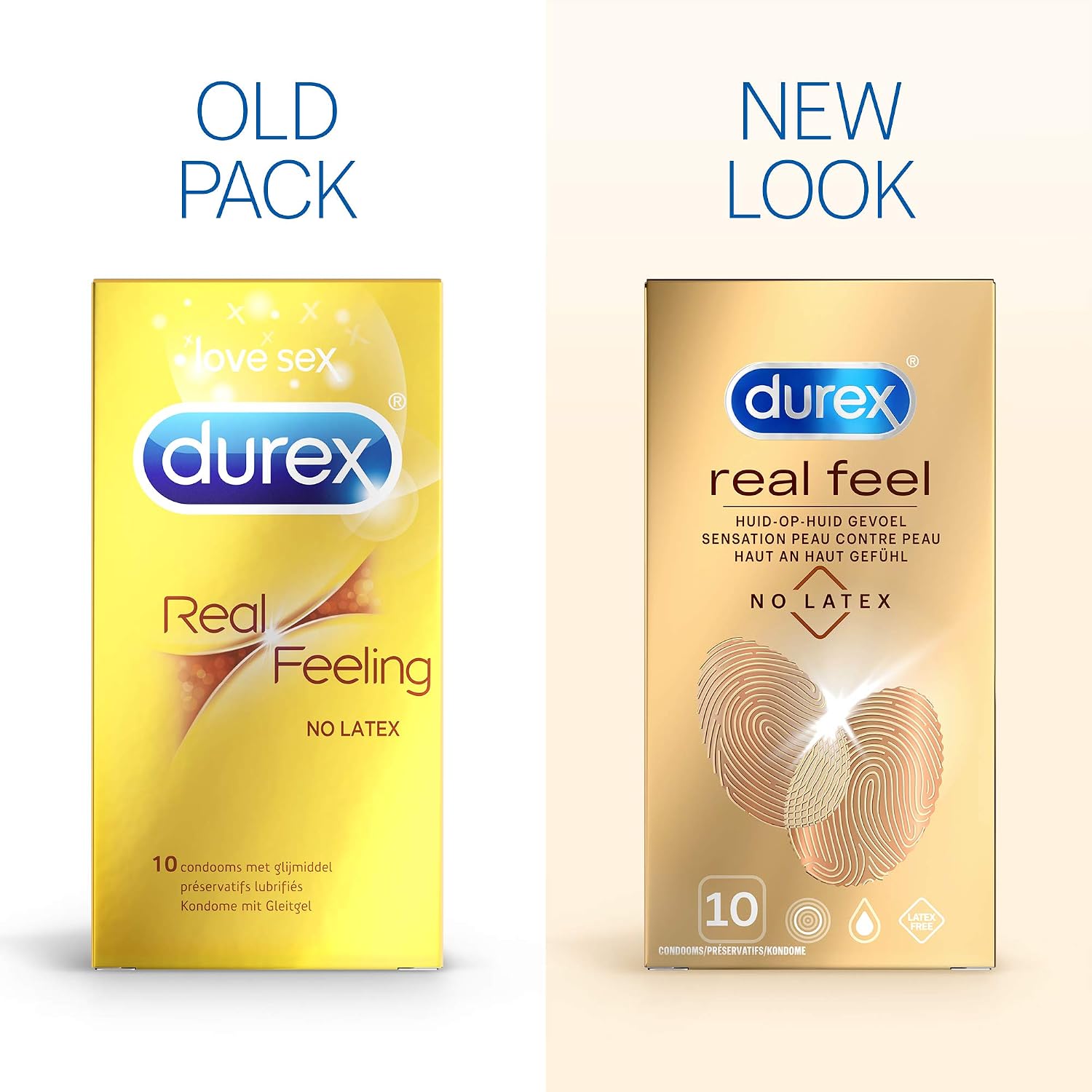 Durex Real Feeling 10 Condom -Pack of 2, 1 count (Pack of 20) - Image 4