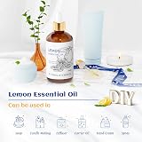 HIQILI Lemon Essential Oil 100ml Italy Pure Unfiltered Amber Bottle view 6