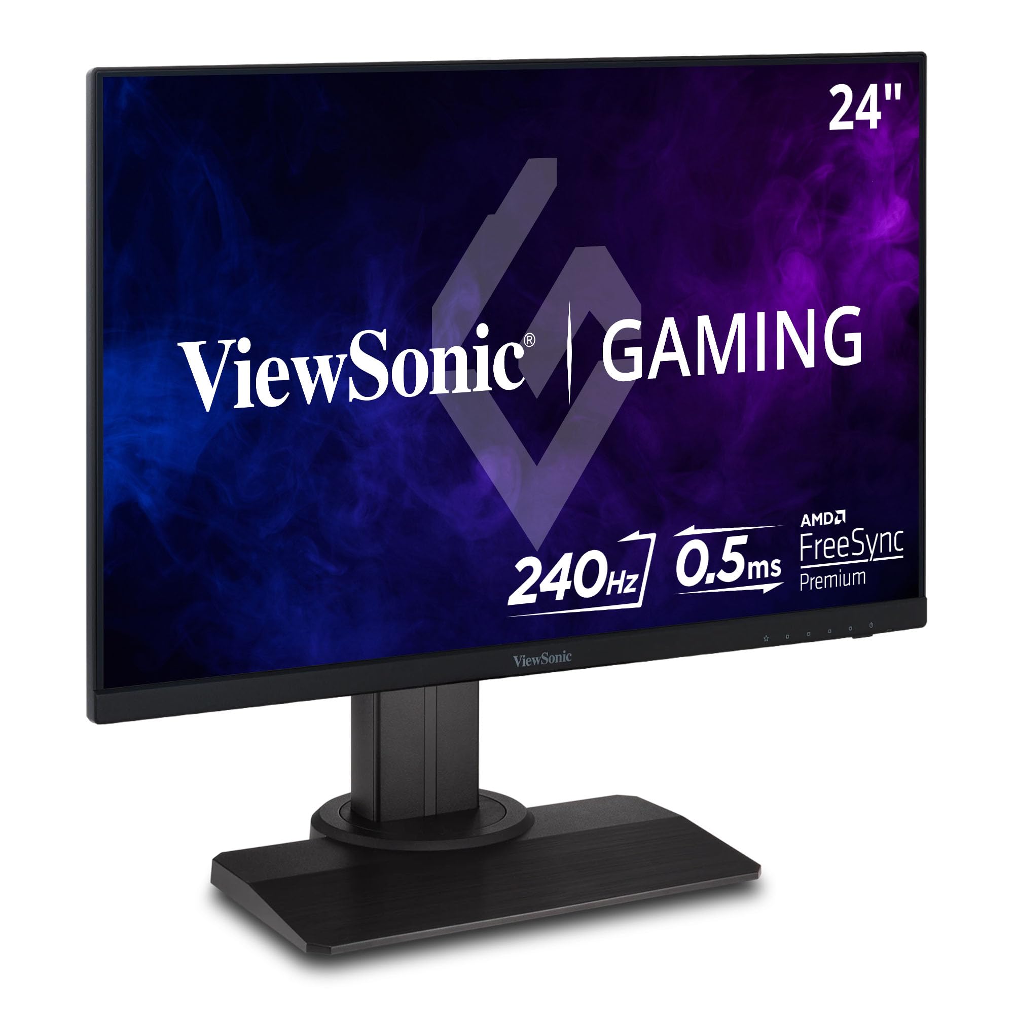 ViewSonic XG2431 Monitor para juegos 1080p de 24 pulgadas con 240 Hz, 0,5 ms, FreeSync Premium, compatible con NVIDIA G-Sync, ergonomía avanzada, cuidado de los ojos, HDR400