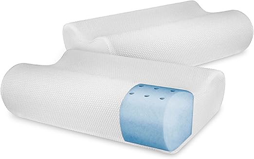 Amazon Com Sensorpedic Soft Tex Classic Contour Neck 2 Pack