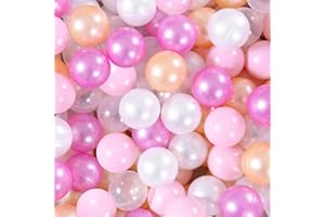 STARBOLO Ball Pit Balls - 100 Pink and Purple Colors Ball Pit Balls BPA Free 2.2-Inch Plastic Balls Crush Proof Play Ball for Girl Boy Kids Birthday Pool Play Tent Party