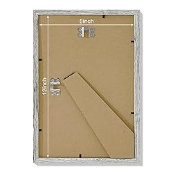 Vittanly 8x12 Picture Frame, Display Pictures 6x8
