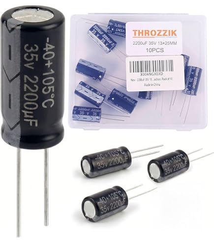 Set of 10, Nichicon 105°C Electrolytic Capacitor 100uF 50V (100