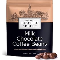 Amazon.com : Liberty Bell Dark Chocolate Covered Espresso Coffee ...