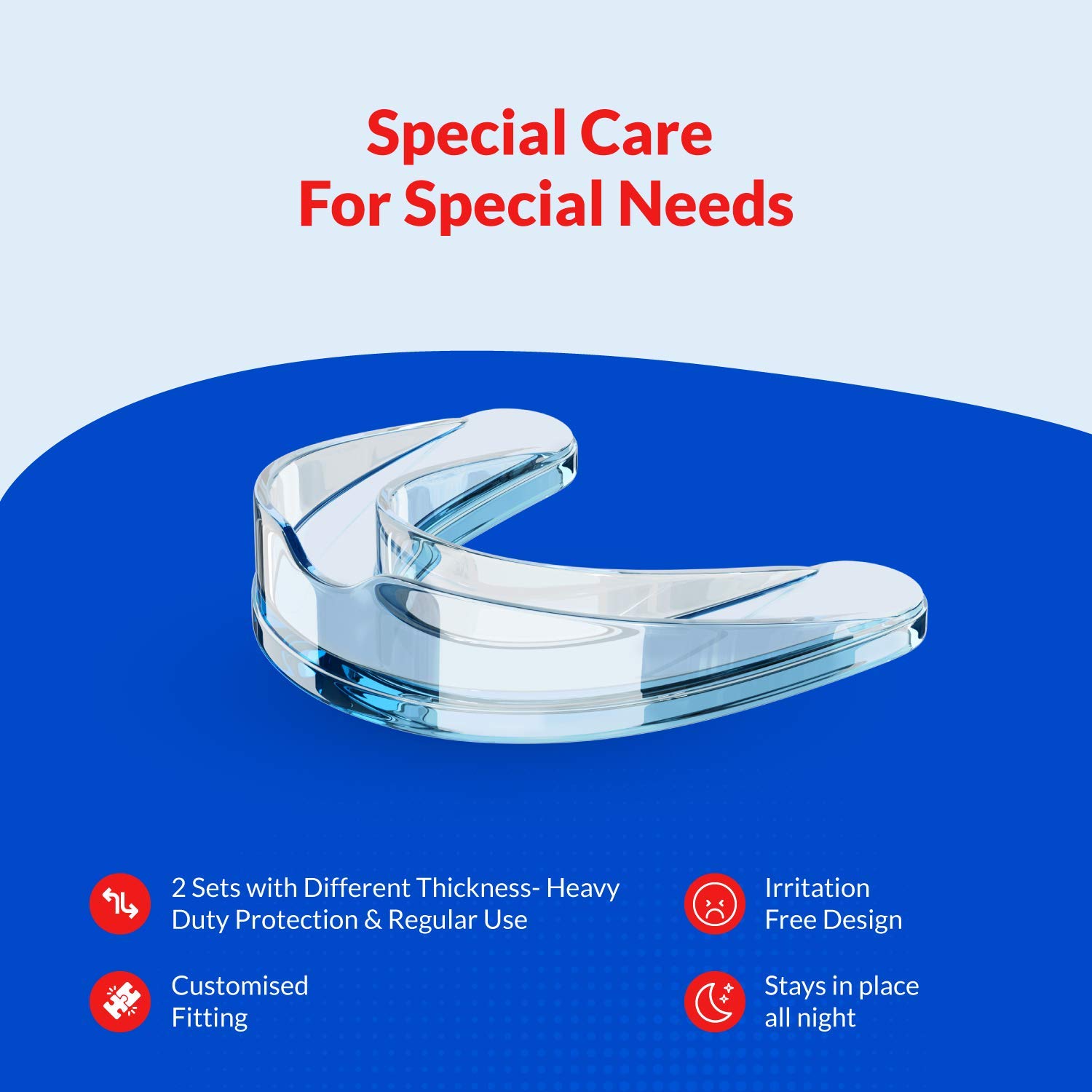 Professional Mouth Guards- Night Guard For Teeth Grinding- Teeth Whitening Mouth Guards- Bruxism Protection Dental Mouth Guard- BPA Free Night/Sports Mouth Guard- Smart Dental Teeth Guard by Stifer : Beauty