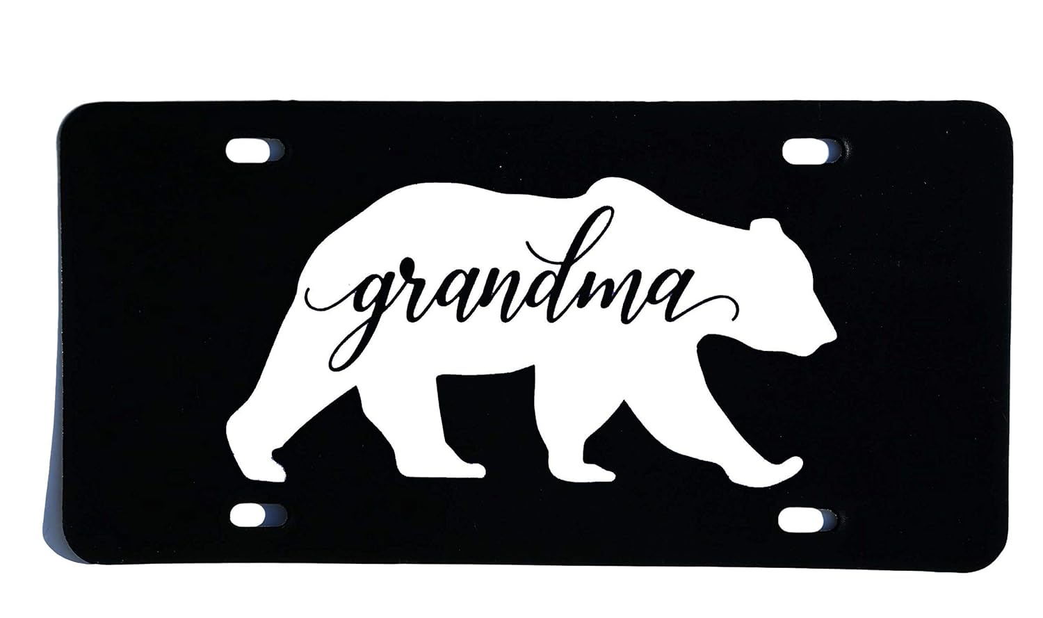 Grandma Bear Vanity License Plate Auto Car Tag Handmade