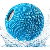 Reusable Laundry Ball for Washing Machine, Reusable Silicone Scrubber with Built-in Filter, Captures Pet Hair, Lint &amp; Dirt, Helps Reduce Tangling, Fabric Safe, 1 Pack(Blue)
