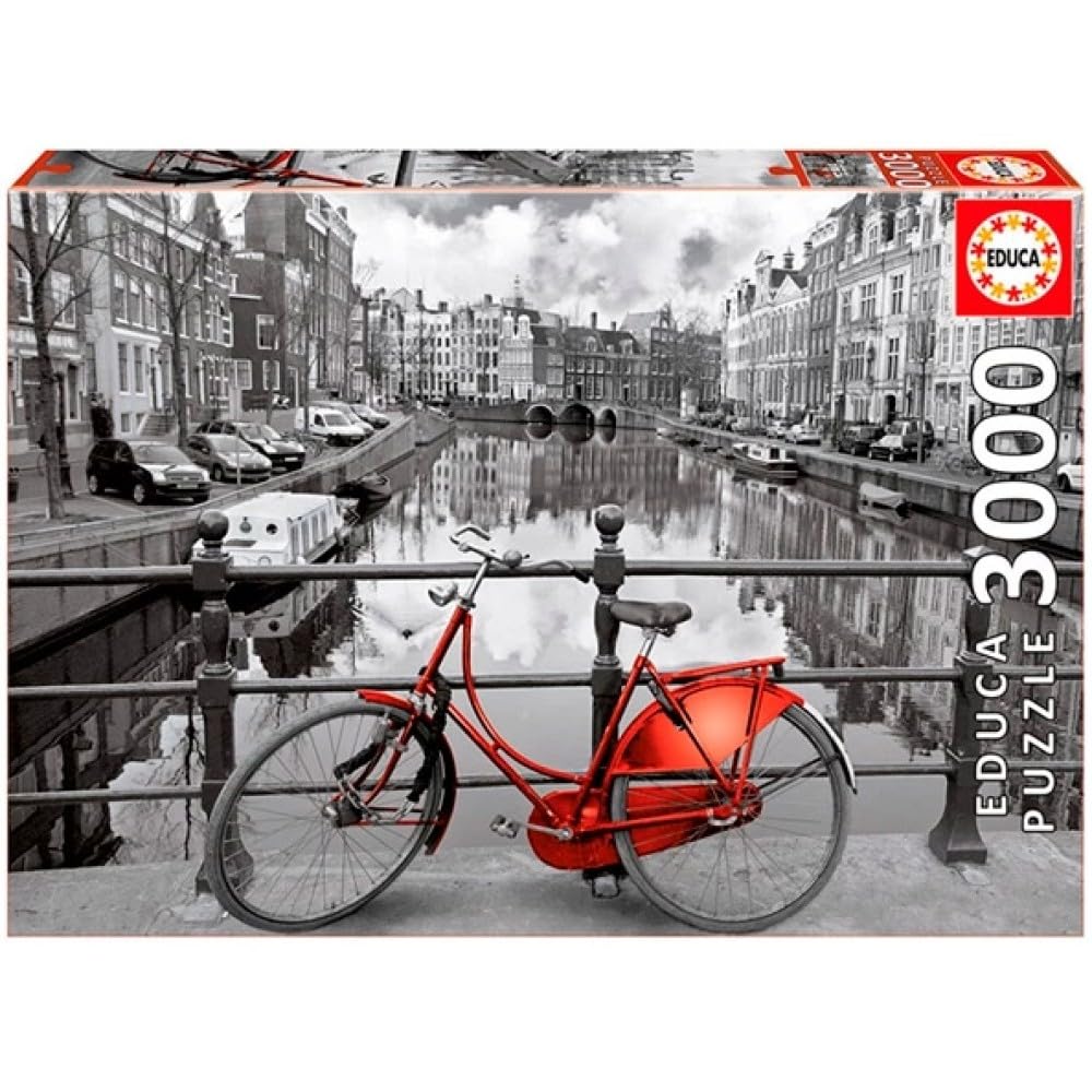 Educa Borras- Amsterdam Does Not Apply Puzzle, 3000 Pieces, Multicoloured, One Size (641119)