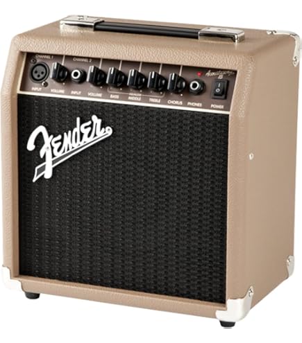 Amazon.com: Fender Acoustasonic 15 Acoustic Guitar Amplifier 