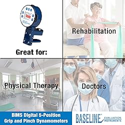 Baseline BIMS Digital 5-Position Hand Dynamometer