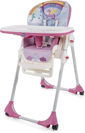 chicco polly easy 4 wheels highchair romantic