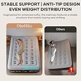 OlarHike Inflatable Mattress Double Air Bed with Built In Pump 135x190x46cm view 4