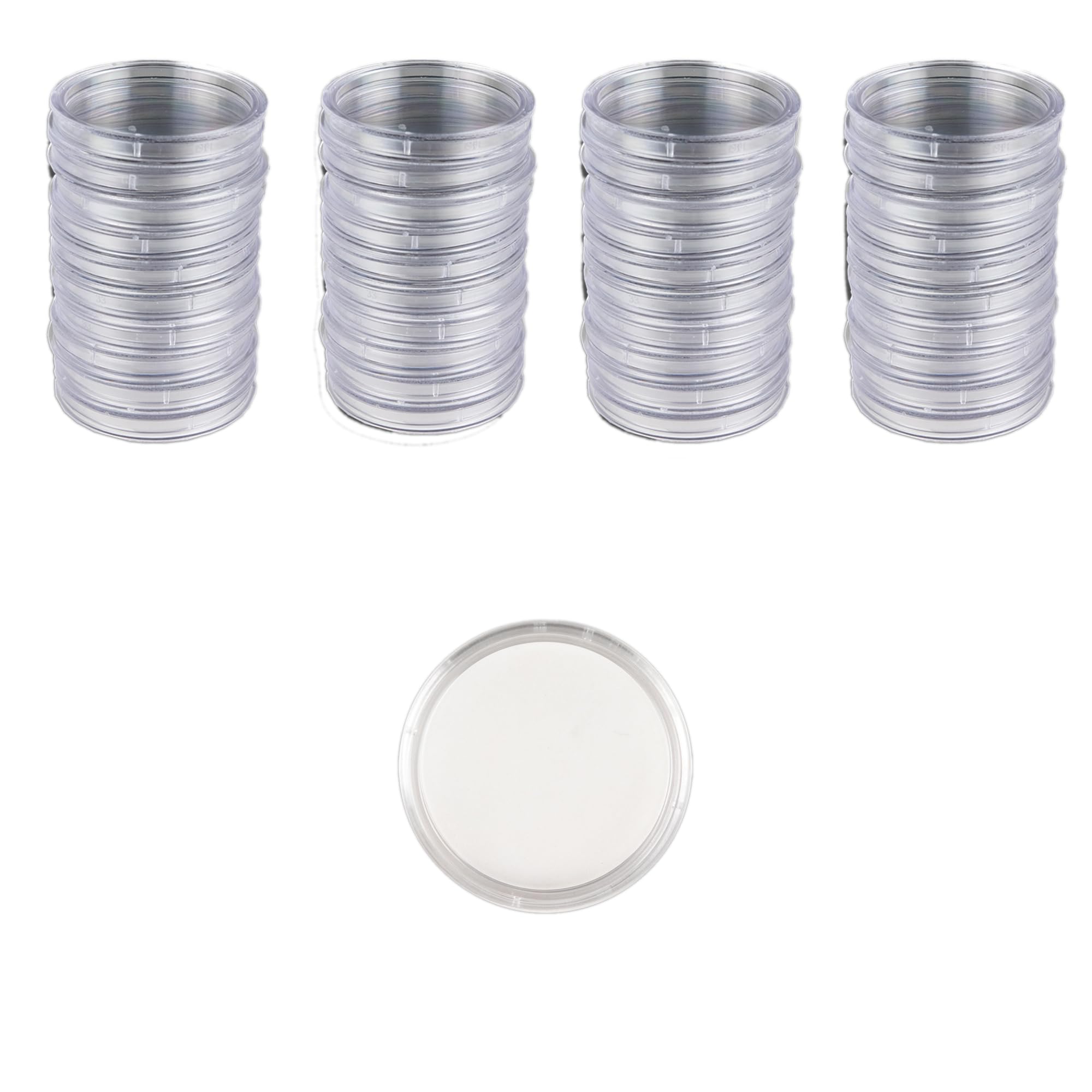 40 Prophila coin capsules 26 mm inner diameter e.g. for 2 €uro coins