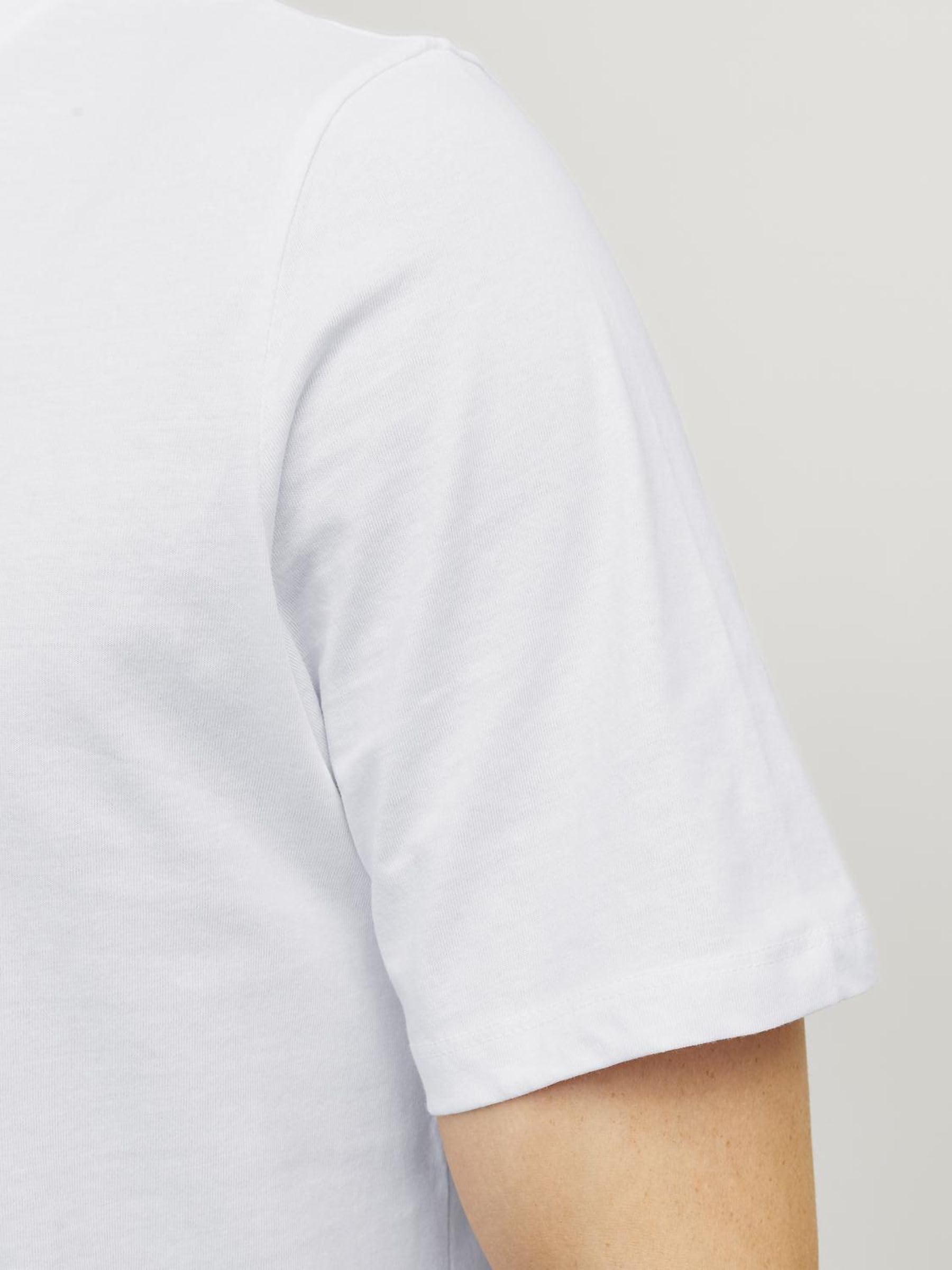 JACK & JONES Male T-Shirt Einfarbig T-Shirt 6