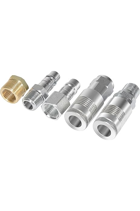 Kit De Acoplador De Aire Y Enchufe, Manguera De Compresor De Aire Neumático BSP 1/2, Acoplador Rápido, Juego De Conectores De Enchufe Para Herramientas Neumáticas, Industria Automotriz, Compresor De
